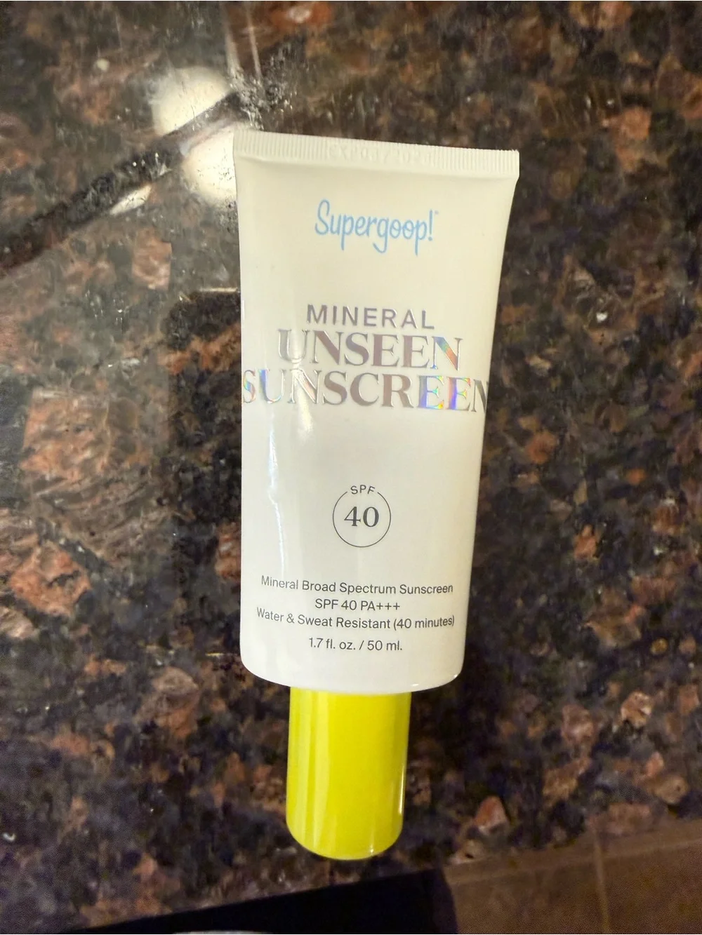 Supergoop! Unseen sunscreen Mineral Sunscreen SPF 40